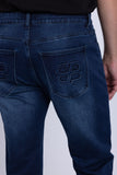 Barabas Men's Straight Fit Premium Casual Denim Jeans 5JE01 Dark Blue