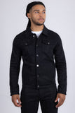 Barabas Wholesale Men's Rhinestone Denim Casual Luxury Jacket 5JVS03 Black
