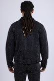 Barabas Wholesale Men's Rhinestone Denim Casual Luxury Jacket 5JVS03 Black Silver