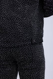 Barabas Men's Rhinestone Denim Casual Luxury Jacket 5JVS03 Black Silver