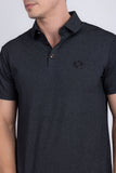 Barabas Wholesale Men's Solid Color Short Sleeve Stretch Polo Shirts 5P19 Black