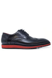 Barabas Wholesale Men's Western Lace-up Leather Luxury Dress Shoes 5SH08 Red Black