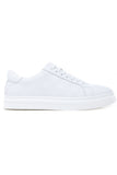 Barabas Wholesale Men's Checkered Lace-up Leather Sneakers 5SH09 White