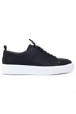 Barabas Wholesale Men's Premium Leather Casual Low Top Sneaker 5SH15 Black