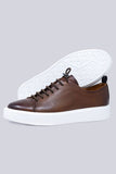 Barabas Wholesale Men's Premium Leather Casual Low Top Sneaker 5SH15 Brown