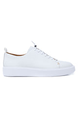 Barabas Wholesale Men's Premium Leather Casual Low Top Sneaker 5SH15 White