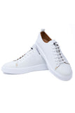 Barabas Wholesale Men's Premium Leather Casual Low Top Sneaker 5SH15 White