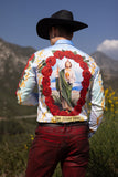 Barabas Wholesale Men's San Judas Tadeo Rhinestones Floral Baroque Shirt 5SPR11 Multi