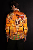 Barabas Wholesale Men's Rhinestones Animal Paisley Long Sleeve Shirts 5SPR12 Multi