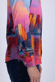 Barabas Wholesale Men's New York Rhinestones Baroque Shirt 5SPR16 Red