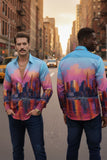 Barabas Wholesale Men's New York Rhinestones Baroque Shirt 5SPR16
