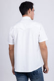 Barabas Wholesale Men's Western Casual Solid Stretch Short Sleeve Shirt 5SST10 White