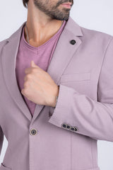 Barabas Wholesale Men's Matte Geometric Slim Fit Pattern Notch Lapel Suit 5SU43 Iris