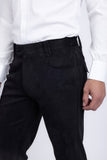 Barabas Wholesale Men's Velvet Stretch Flare Casual Bell Bottom Pants 5WP01 Black