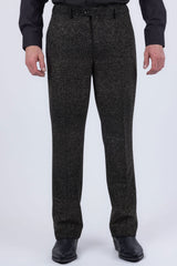 Barabas Men's Glitter Shine Casual Dress Pants 6BL07 Black Silver