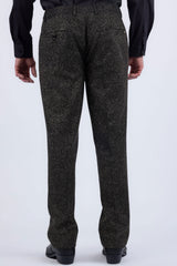 Barabas Men's Glitter Shine Casual Dress Pants 6BL07 Silver