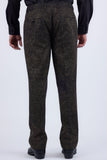 Barabas Men's Glitter Shine Casual Dress Pants 6BL07 Black Gold