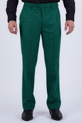 Barabas Men's Glitter Shine Casual Dress Pants 6BL07 Green