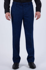 Barabas Men's Glitter Shine Casual Dress Pants 6BL07 Blue