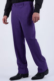 Barabas Men's Glitter Shine Casual Dress Pants 6BL07 Purple