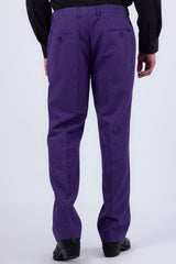 Barabas Men's Glitter Shine Casual Dress Pants 6BL07 Purple