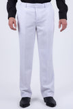 Barabas Men's Glitter Shine Casual Dress Pants 6BL07 White Gold