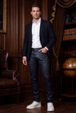 Barabas Men's Stretch Coated Casual Denim Slim Fit Jeans 6ESN02ST Denim