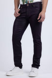 Barabas Men's Stretch Coated Casual Denim Slim Fit Jeans 6ESN02ST Purple