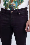 Barabas Wholesale Men's Stretch Coated Casual Denim Slim Fit Jeans 6ESN02ST Purple