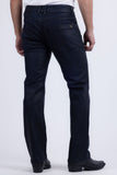 Barabas Men's Stretch Coated Casual Denim Straight Fit Jeans 6ESN02ST Navy