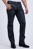 Barabas Men's Stretch Coated Casual Denim Straight Fit Jeans 6ESN02ST Denim