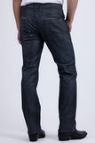 Barabas Men's Stretch Coated Casual Denim Straight Fit Jeans 6ESN02ST Blue