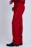 Barabas Wholesale Men's Rhinestone Geometric Peak Lapel Suit 6ESU12 Red