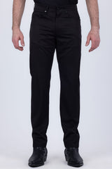 Barabas Wholesale Men's Solid Color Casual Straight Leg Dress Pants 6SN03 Black