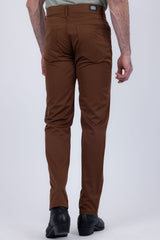Barabas Wholesale Men's Solid Color Casual Straight Leg Dress Pants 6SN03 Chocolate