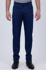 Barabas Wholesale Men's Solid Color Casual Straight Leg Dress Pants 6SN03 Blue