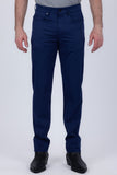 Barabas Wholesale Men's Solid Color Casual Straight Leg Dress Pants 6SN03 Blue