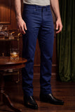 Barabas Wholesale Men's Solid Color Casual Straight Leg Dress Pants 6SN03 Estate Blue