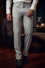 Barabas Wholesale Men's Solid Color Casual Straight Leg Dress Pants 6SN03 Harbor Mist