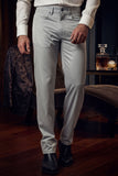 Barabas Wholesale Men's Solid Color Casual Straight Leg Dress Pants 6SN03 Harbor Mist