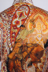 Barabas Wholesale Men's Western Floral Rose Pattern Long Sleeve Shirts 6SPR06 Red