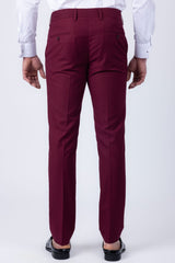 Barabas Wholesale Men's Solid Color Contrasting Shawl Lapel Suit 6SU05 Burnt Russet