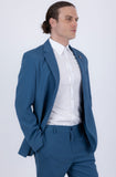 Barabas Wholesale Men's Smooth Matte Performance Notch Lapel Suit 6SU07 Corral
