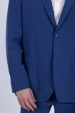 Barabas Wholesale Men's Essential 2-Pieces 2-Button Notch Lapel Suit Set 6SU08 Blue