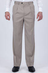 Barabas Wholesale Men's Solid Color  2-Pieces Set Peak Lapel Suit 6SU10 Cream