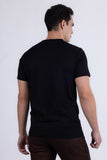 Barabas Men's Laurent Tropical Iguana Rhinestone T-Shirt 6TR02 Black
