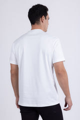 Barabas Wholesale Men's Laurent Tropical Iguana Rhinestone T-Shirt 6TR02 White