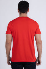 Barabas Wholesale Men's Miami Classic Cars Rhinestones Crew Neck Shirt 6TR06 Red