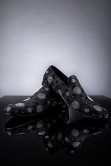 Barabas Wholesale Men's Polka Dotted Rhinestone Jewels Slip On Dress Shoes 2SHR4