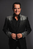 Barabas Wholesale Men's Geometric Pattern Rhinestone Henley Lapel Blazer 4EBL53 Black Silver
